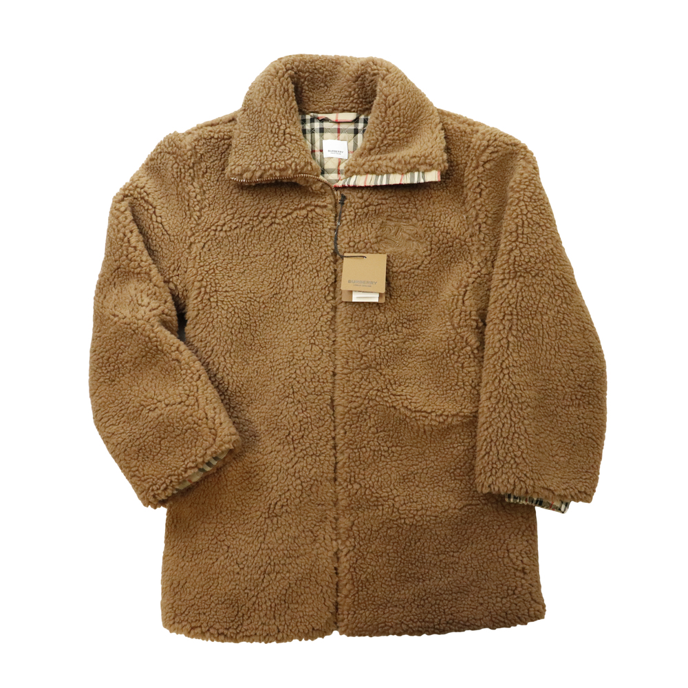Vintage Burberry Teddy Larcon Fleece Jacket Size US 2